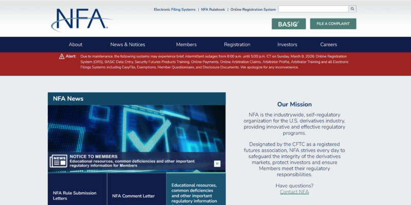 美国 NFA 监管详细查询步骤｜如何在 NFA 官网验证外汇经纪商信息