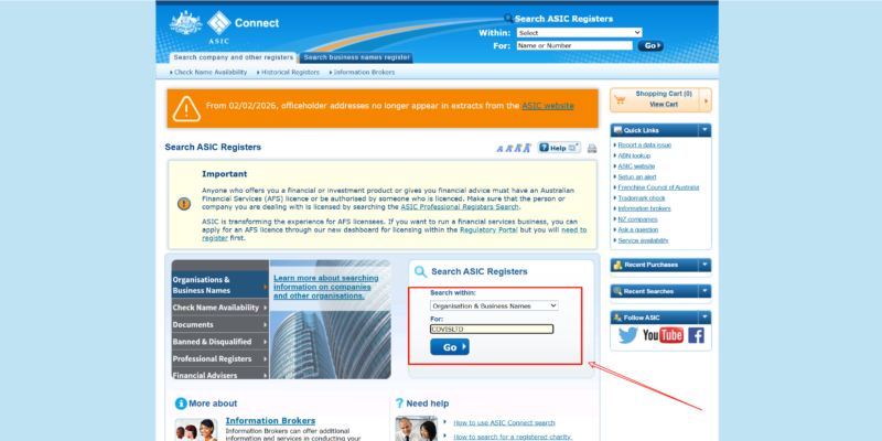 澳大利亚 ASIC 牌照查询步骤指南｜如何在 ASIC 官网验证金融监管信息