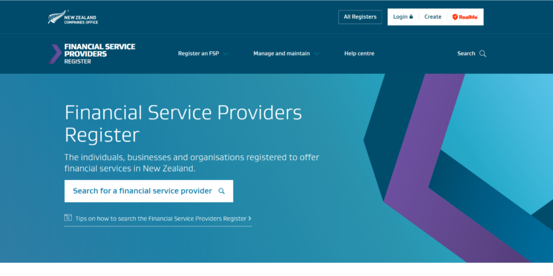 新西兰 FSPR 详细查询指南｜如何在 FSPR 官网验证金融服务机构注册信息