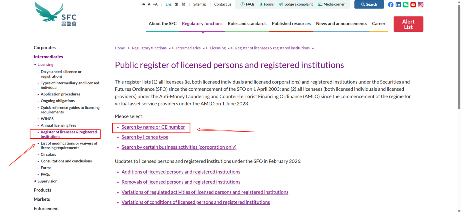 Hong Kong SFC License Verification Guide | How to Verify Securities and ...