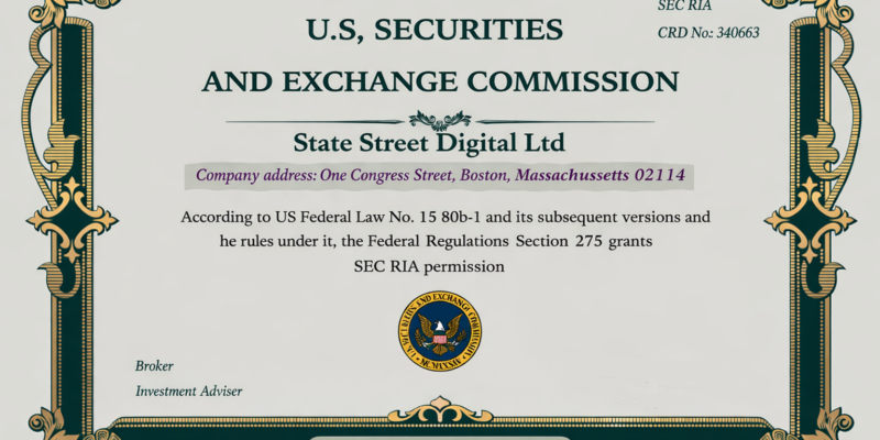 State Street Digital Ltd（Form ADV 信息披露）