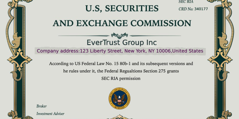 EverTrust Group Inc 投资顾问信息披露（Form ADV）