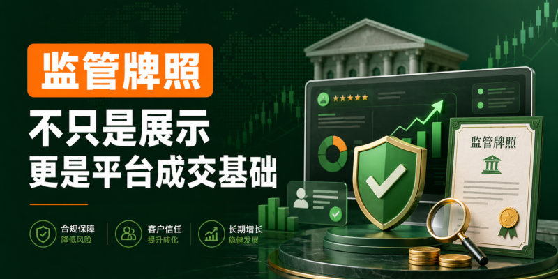 为什么越来越多金融平台开始重视“监管牌照”？真正原因不是为了展示，而是为了成交