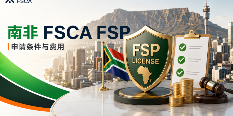 南非FSCA FSP牌照需要多少钱？申请条件、费用与办理流程