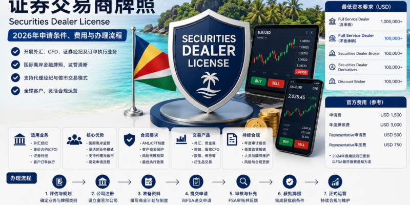 塞舌尔FSA外汇牌照需要多少钱？申请条件、费用与办理流程